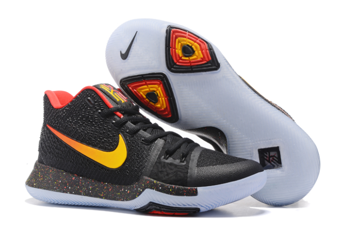 Nike Kyrie 3 Black Red-Gold